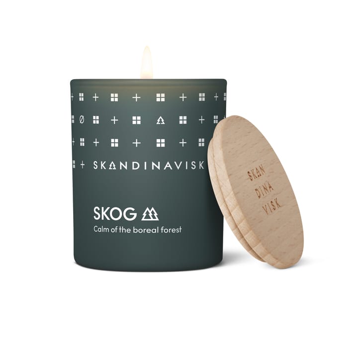 Skog geurkaars met deksel - 65 g - Skandinavisk