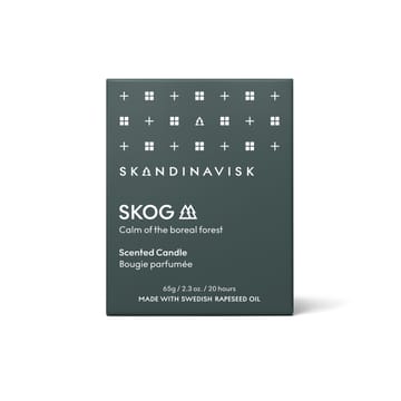 Skog geurkaars met deksel - 65 g - Skandinavisk