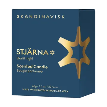 Stjärna Gold Symbol geurkaars - 65 g - Skandinavisk