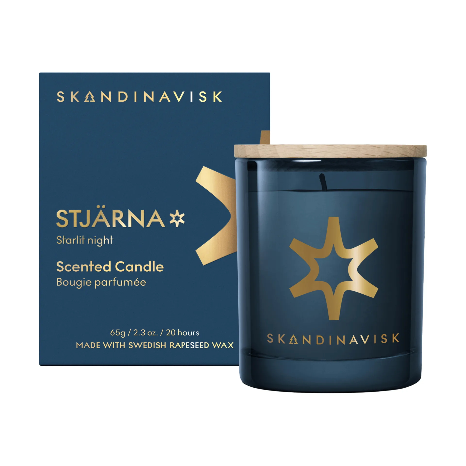 Stjärna Gold Symbol geurkaars, 65 g Skandinavisk