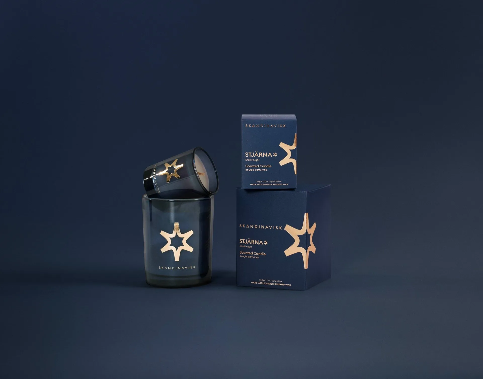 Stjärna Gold Symbol geurkaars, 65 g Skandinavisk