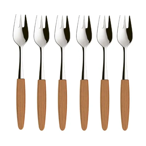 Skaugum dessertlepel 6-pack Ecco Teak - Skaugum of Norway
