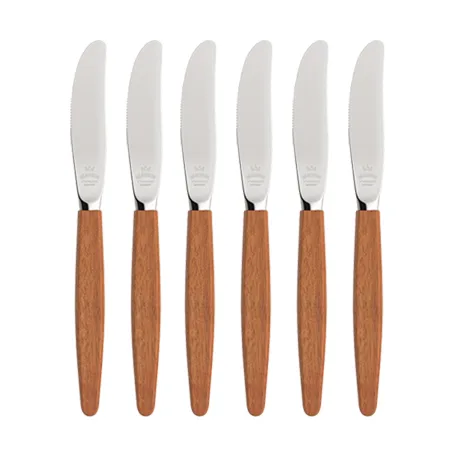 Skaugum mes 6-pack Ecco Teak,  Skaugum of Norway