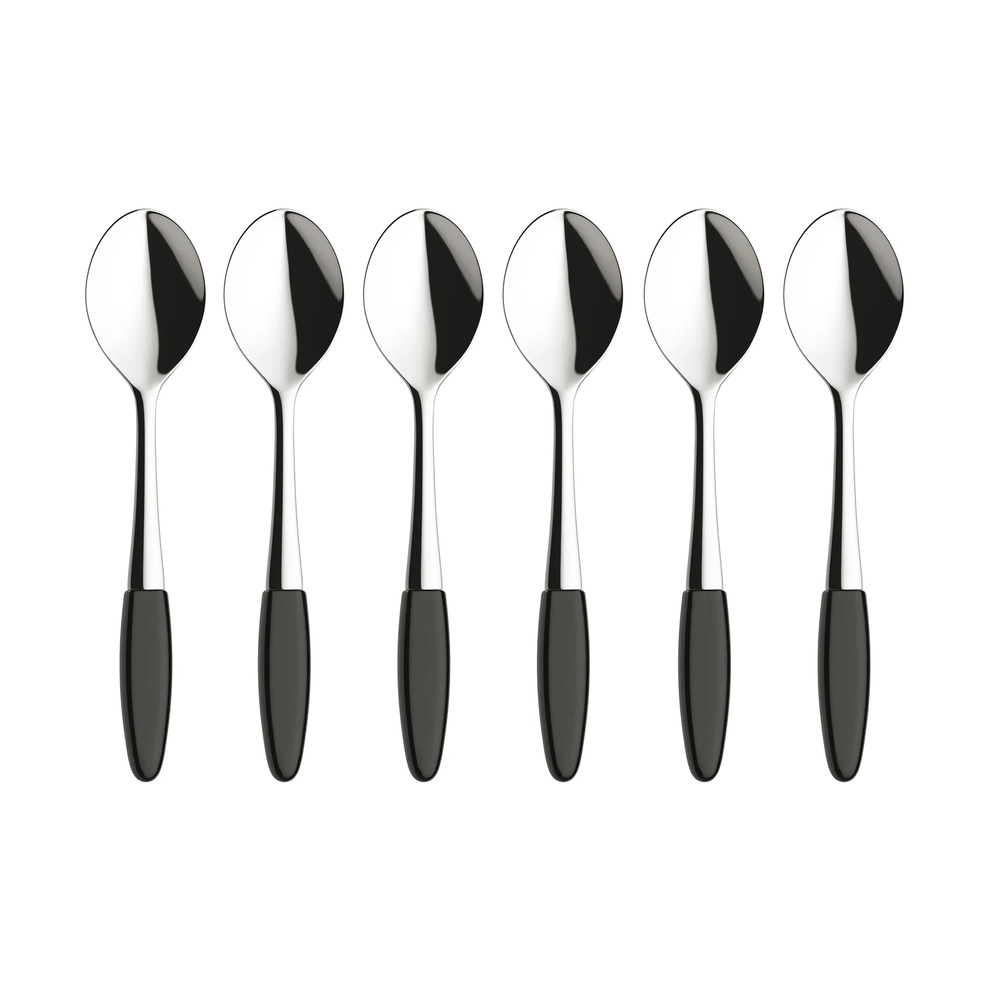 Skaugum theelepel 6-pack Urban Black Skaugum of Norway