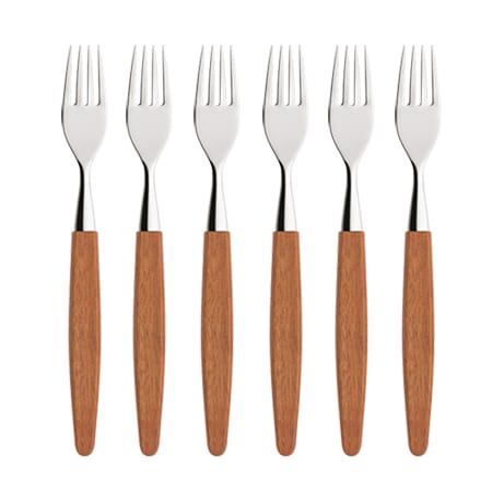 Skaugum vork 6-pack Ecco Teak - undefined - Skaugum of Norway