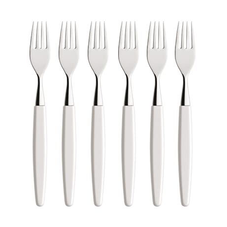 Skaugum vork 6-pack Pure White - undefined - Skaugum of Norway