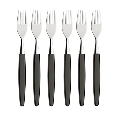 Skaugum vork 6-pack Urban Black - Skaugum of Norway