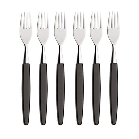 Skaugum vork 6-pack Urban Black - undefined - Skaugum of Norway