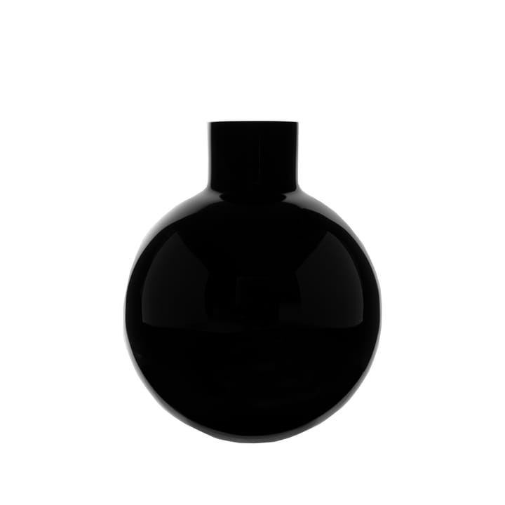 Pallo vaas - Zwart 39 cm - Skrufs Glasbruk