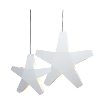 Advent Ster Adventster - Wit-grijze snoer, 60 cm - SMD Design