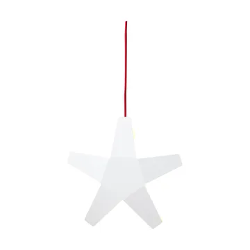 Advent Ster Adventster - Wit-rode snoer, 40 cm - SMD Design
