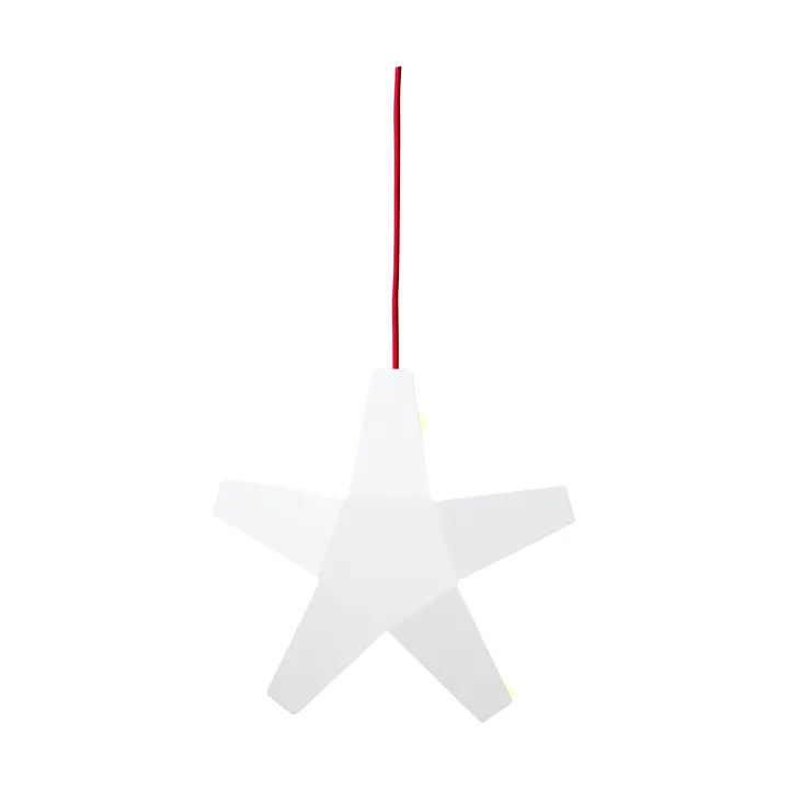 Advent Ster Adventster - Wit-rode snoer, 40 cm - SMD Design
