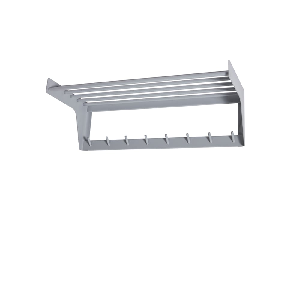 SMD Design Alfred hoedenplank lichtgrijs | Scandinavisch Interieur | Garderobehaken & hoedenplanken | Grijs