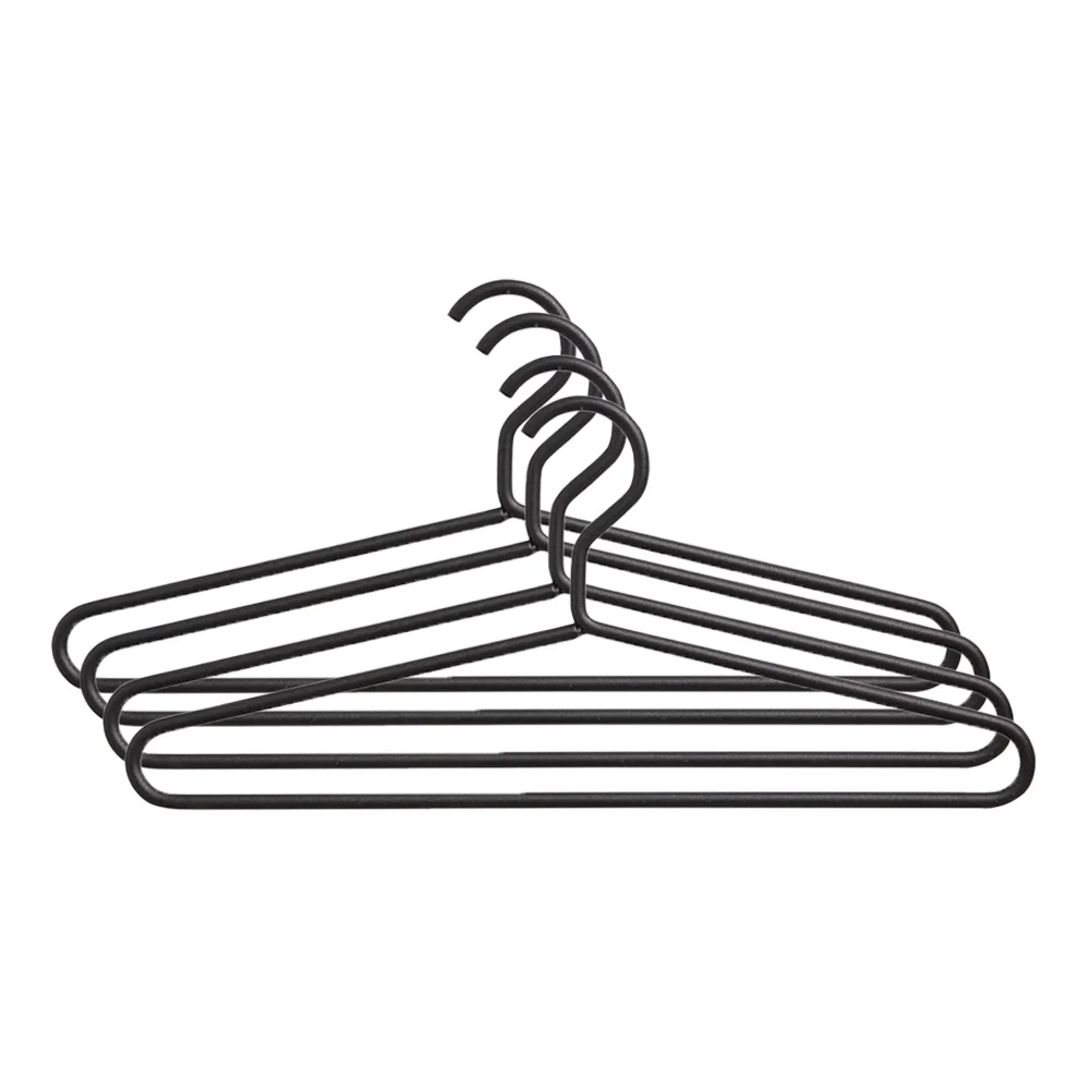 Alfred kledinghanger, antraciet, 4-pack SMD Design