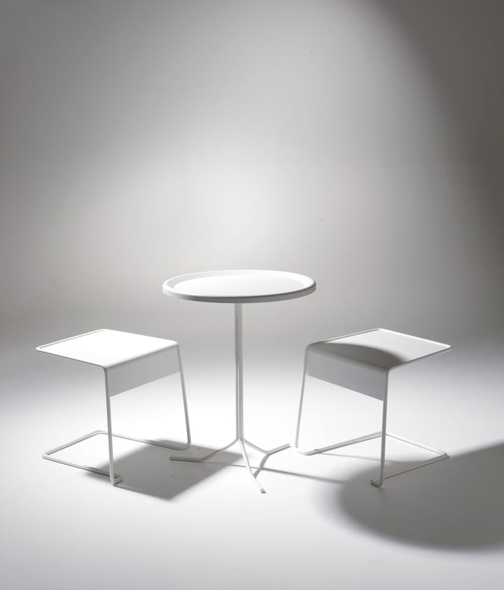 Bong tafel Ø40x72 cm, Wit SMD Design