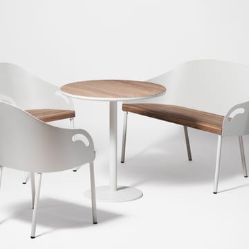 Brunnsviken stoel - wit/eikenhout - SMD Design