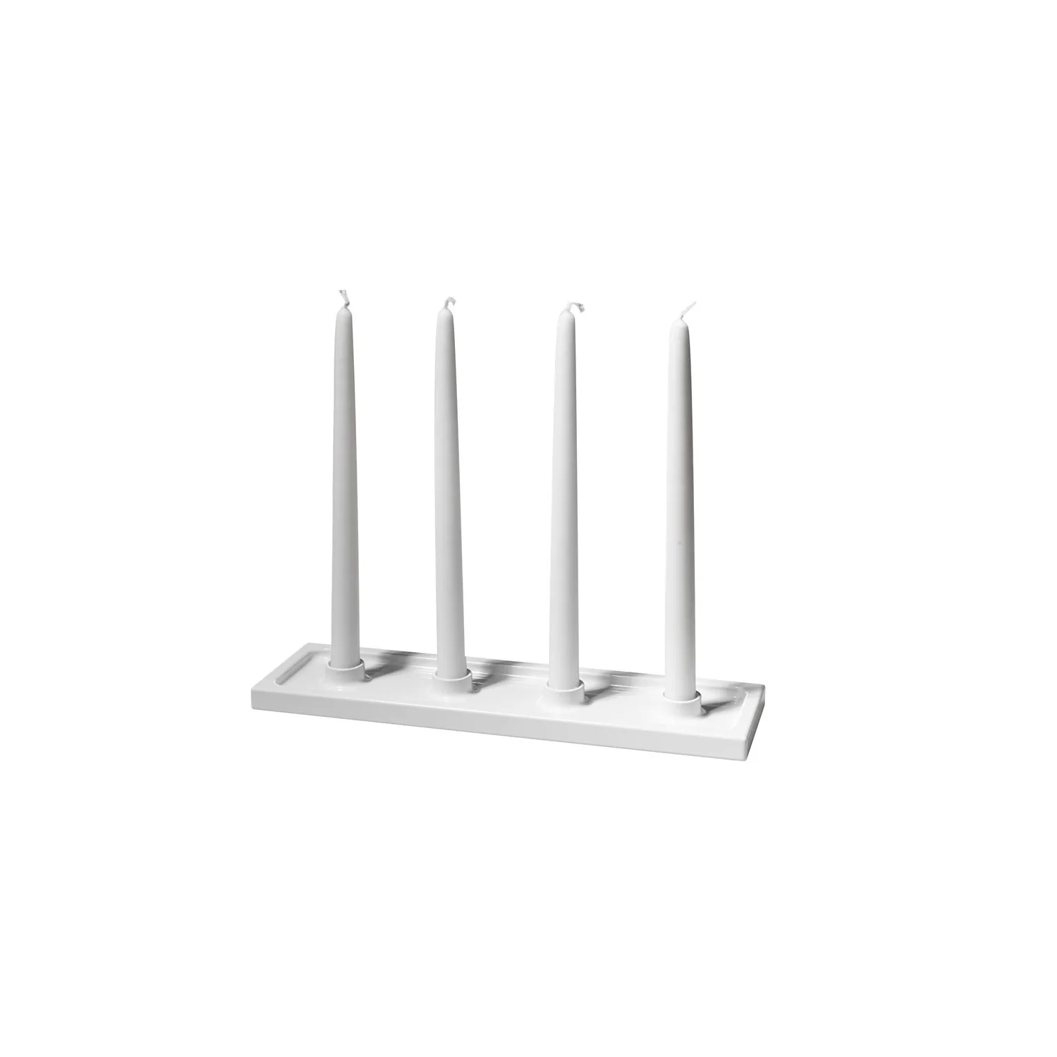 Crater adventskandelaar, Wit, 4 lichtjes SMD Design