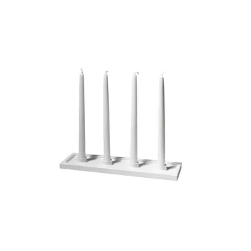Crater adventskandelaar - Wit, 4 lichtjes - SMD Design