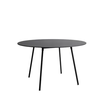 Ella eettafel rond - donkergrijs - SMD Design