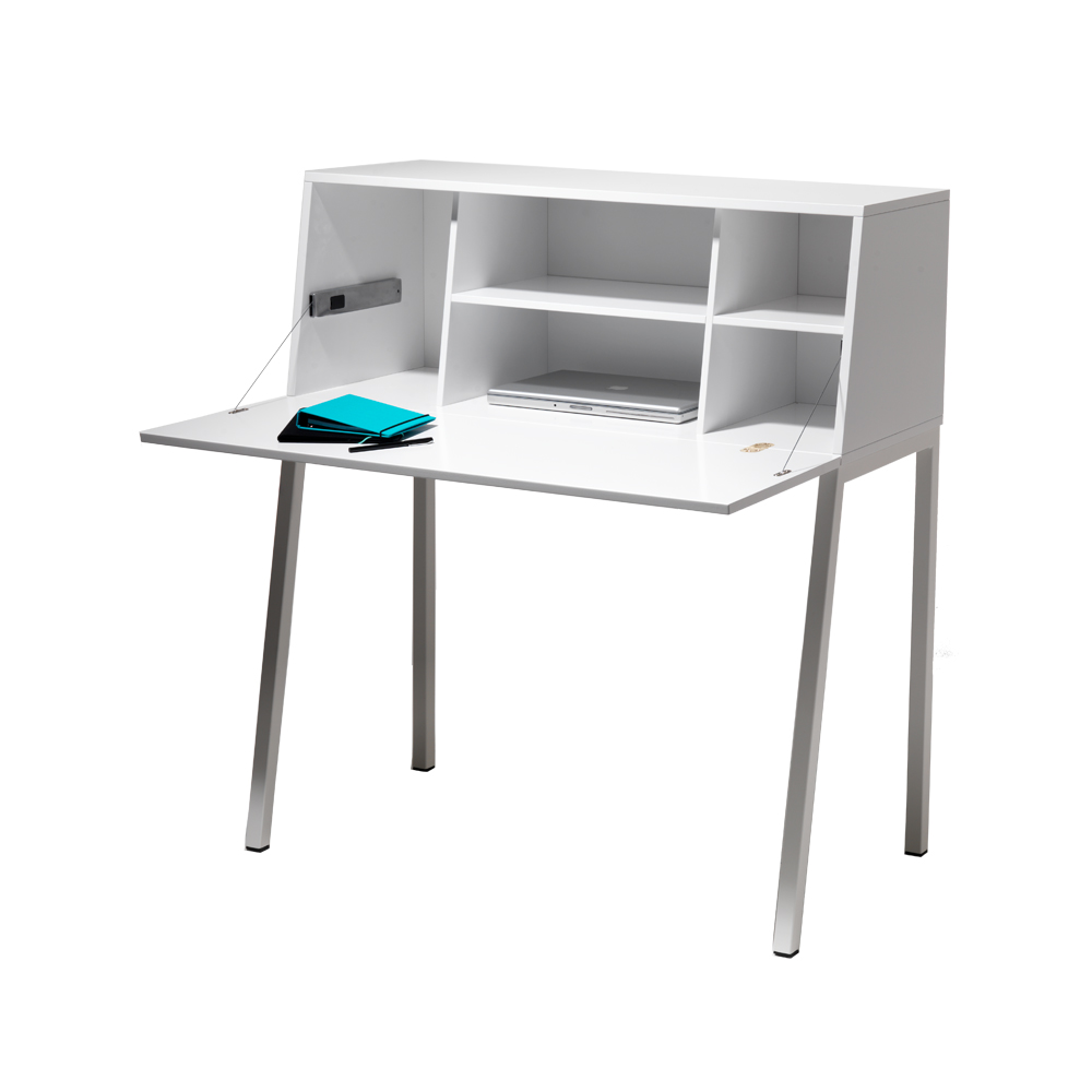 SMD Design Mormor secretaire witte lak, witgelakt