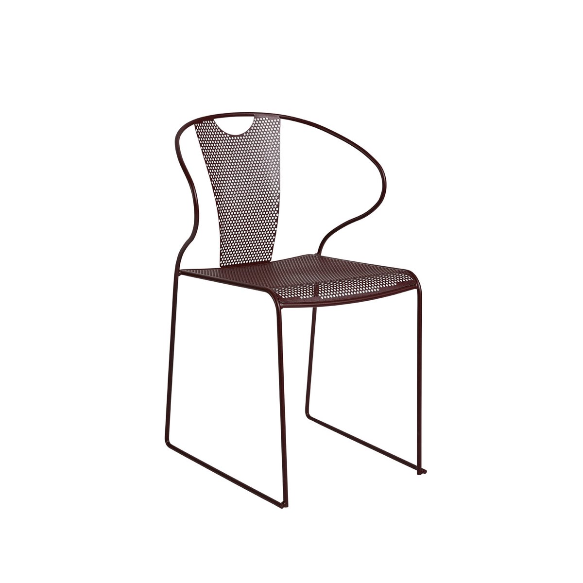 SMD Design Piazza stoel met armleuningen bordeaux