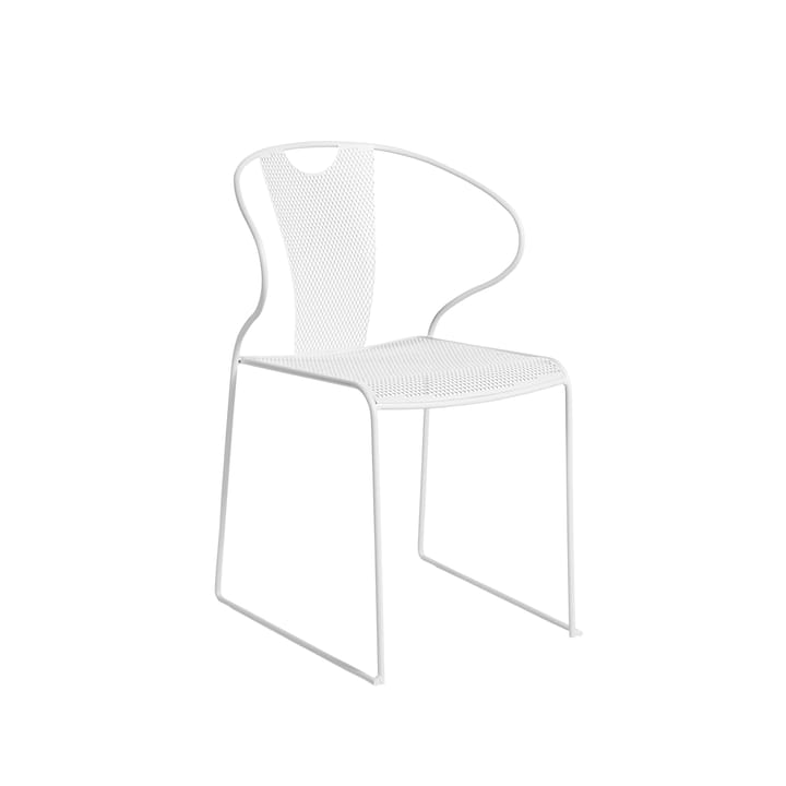 Piazza stoel met armleuningen - wit - SMD Design