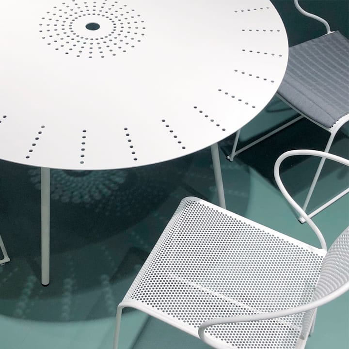 Piazza stoel met armleuningen, Wit SMD Design