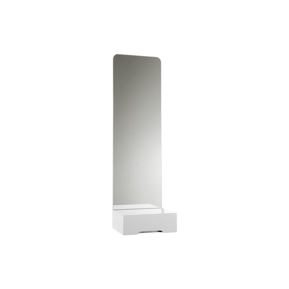 SMD Design Prisma spiegel wit, 117x35 cm