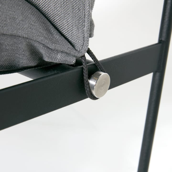 Slow 2-zits bank - stof sunbrella grijs, zwart stalen frame - SMD Design