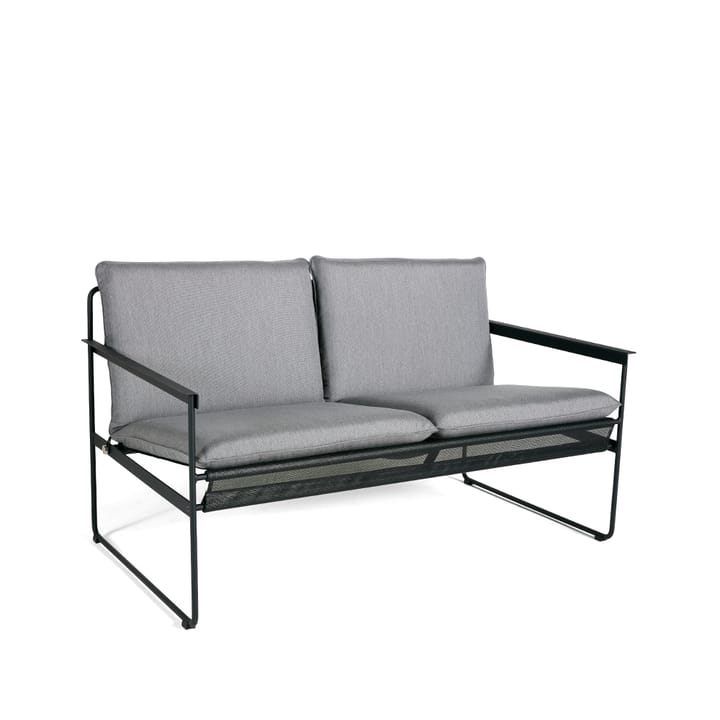 Slow 2-zits bank - Sunbrella grijs-zwart stalen frame - SMD Design