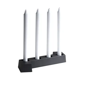 SMD adventskandelaar - Grijs, 4 lichts - SMD Design
