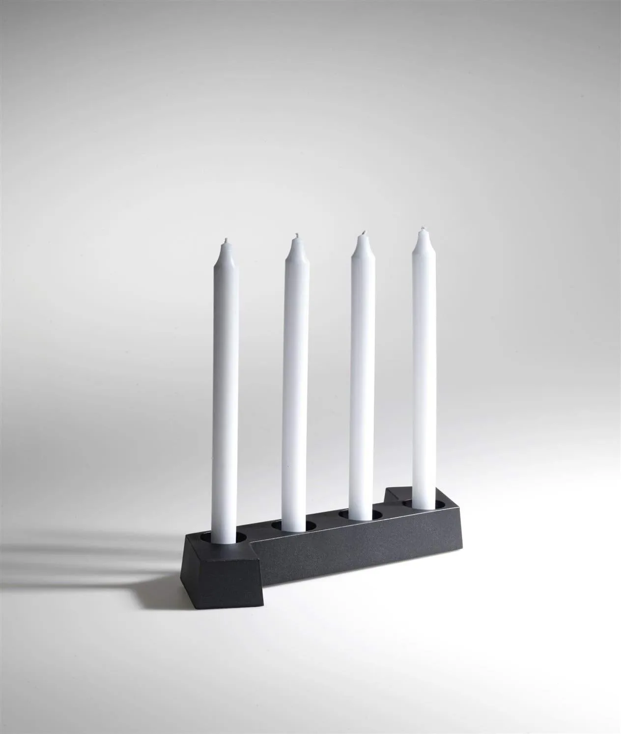 SMD adventskandelaar, Grijs, 4 lichts SMD Design