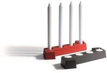 SMD adventskandelaar - Grijs, 4 lichts - SMD Design