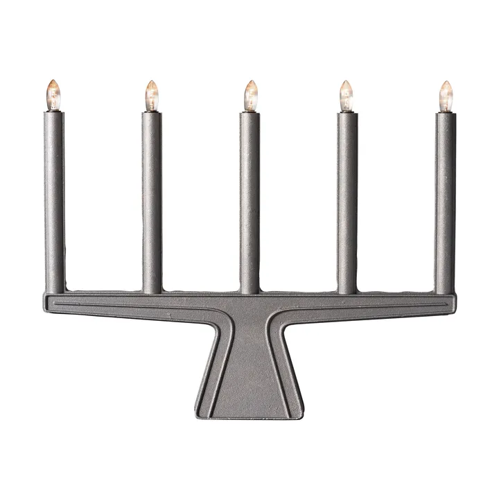 Stella 5 adventskandelaar 41 cm - Aluminium - SMD Design
