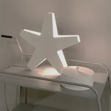 Stella 7 adventskandelaar 60 cm - Rauw aluminium - SMD Design