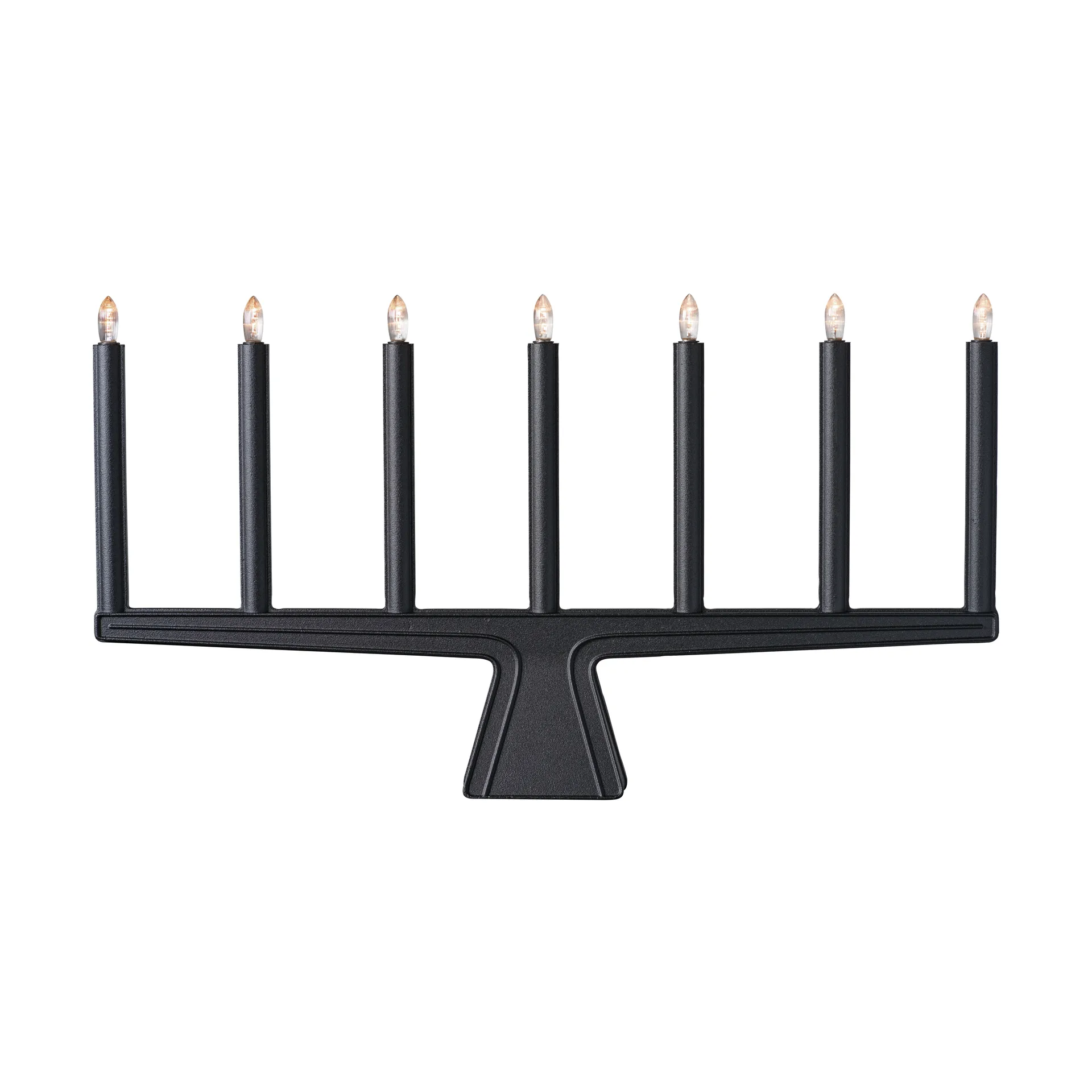Stella 7 adventskandelaar 60 cm, Zwart SMD Design