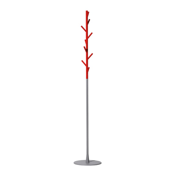 Sticks kapstok - vloer - rood-zilver - SMD Design