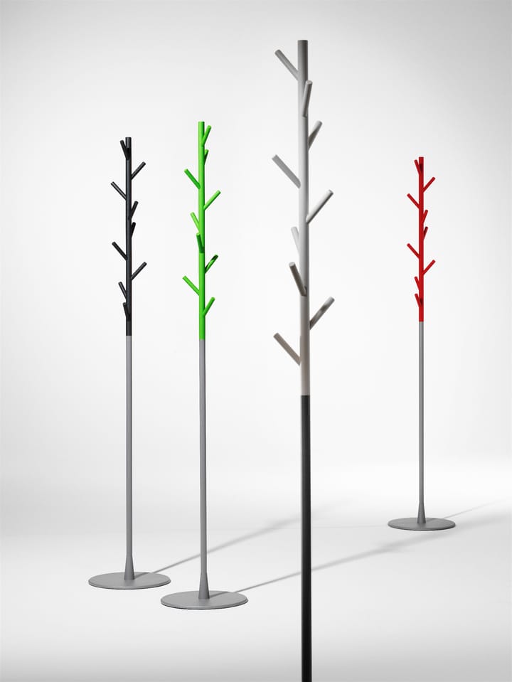 Sticks kapstok - vloer - rood-zilver - SMD Design