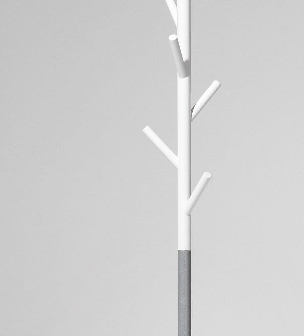 Sticks kapstok - vloer - wit-zilver - SMD Design