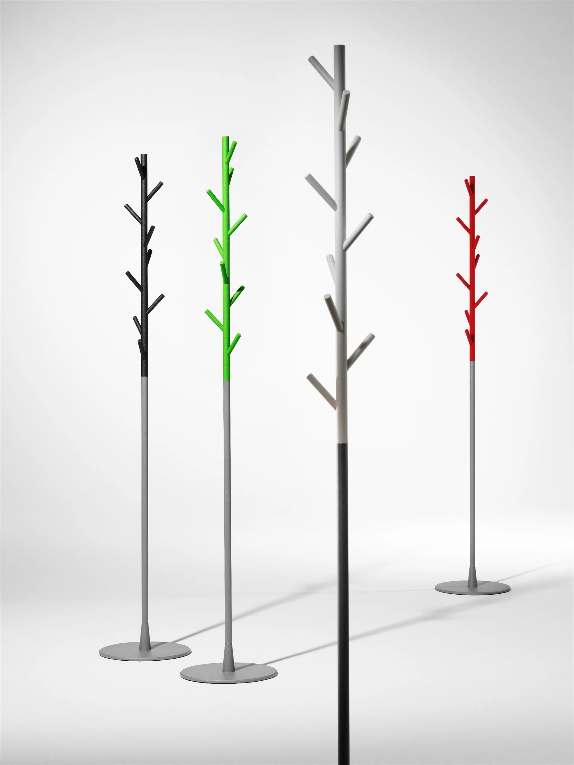 Sticks kapstok - vloer, wit-zilver SMD Design