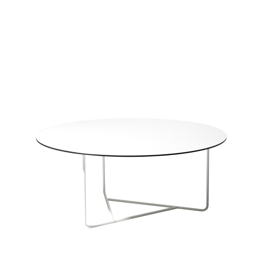 SMD Design Tellus salontafel wit, wit onderstel, h41 d100