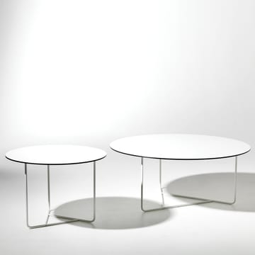 Tellus salontafel - wit, wit onderstel, h44 d64 - SMD Design