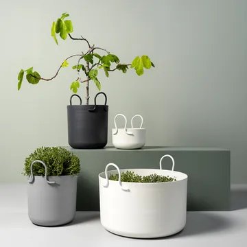 Tivoli 25 pot - Donkergrijs, Ø25x30 cm - SMD Design