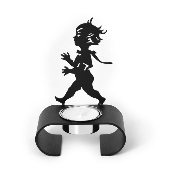 Silhuett waxinelichtjeshouder 9,3x13,3 cm, Zwart Solstickan Design