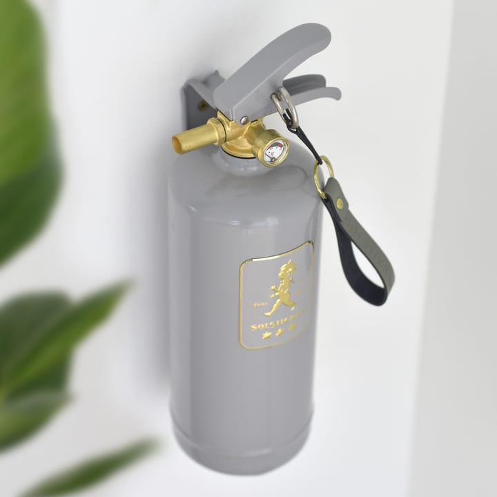 Solstickan brandblusser 2 kg, Design Edition grijs-goud Solstickan Design
