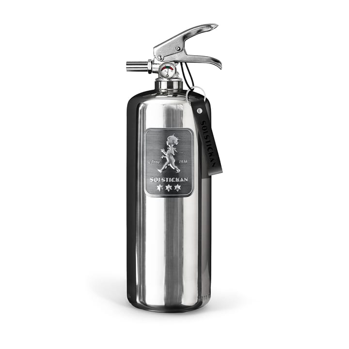 Solstickan brandblusser 2 kg - Design Edition staal - Solstickan Design