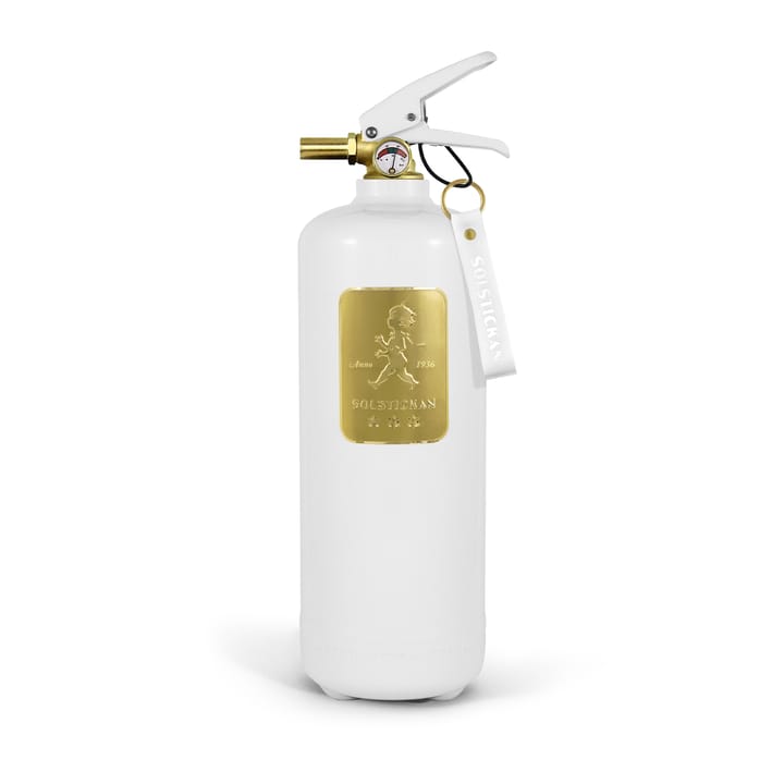 Solstickan brandblusser 2 kg - Wit-goud - Solstickan Design