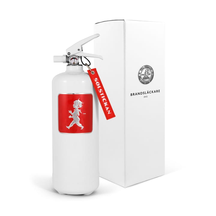 Solstickan brandblusser 2 kg, Wit-rood Solstickan Design