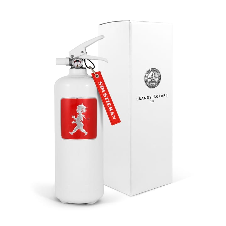 Solstickan brandblusser 2 kg - Wit-rood - Solstickan Design