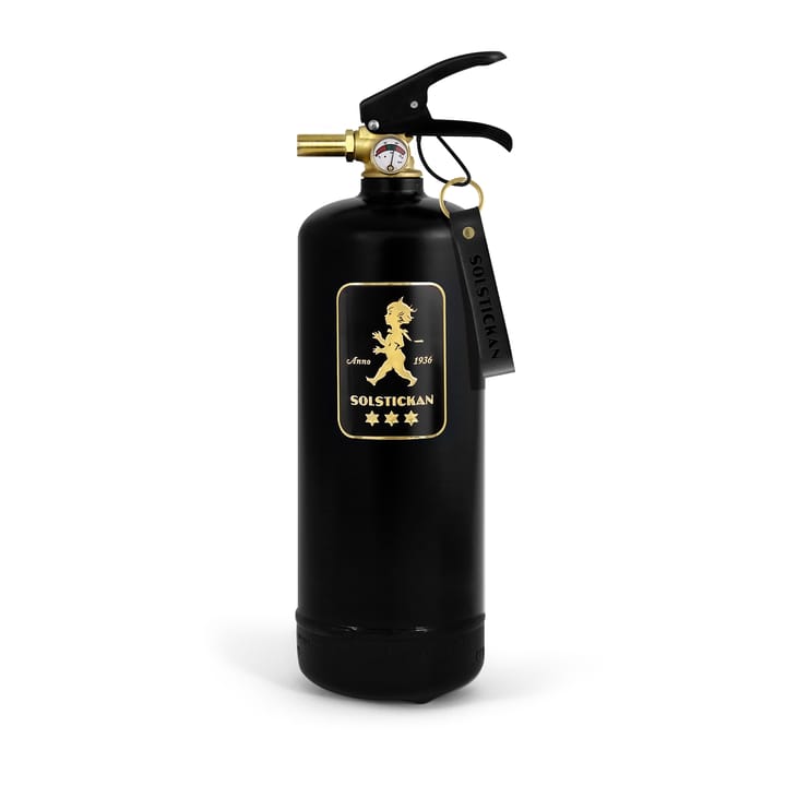 Solstickan brandblusser 2 kg - Zwart-goud - Solstickan Design
